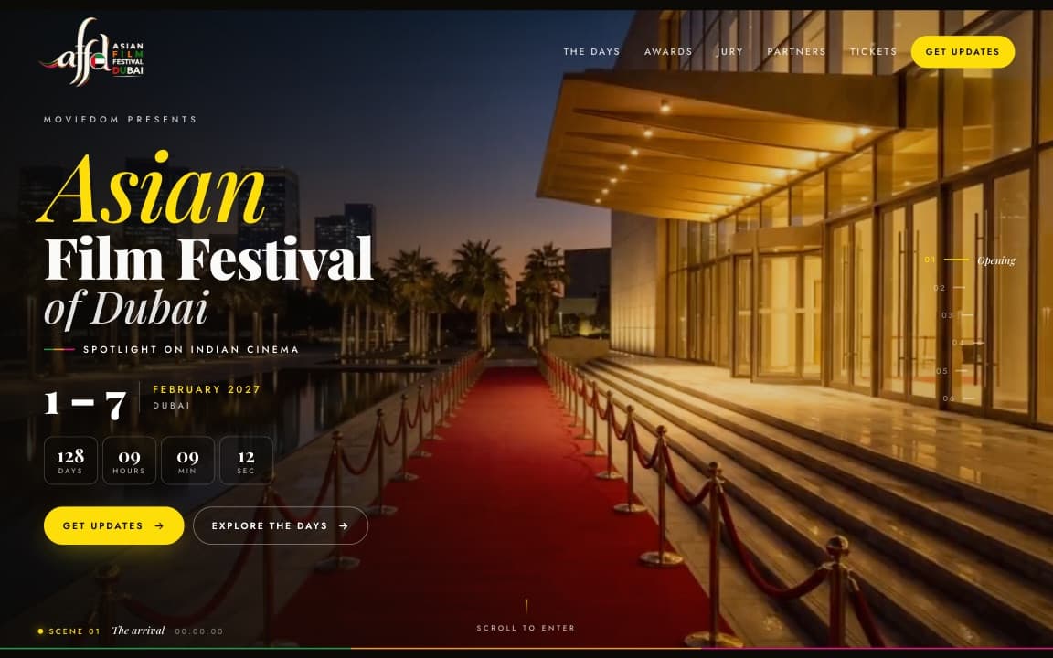 Asian Film Festival of Dubai — desktop view